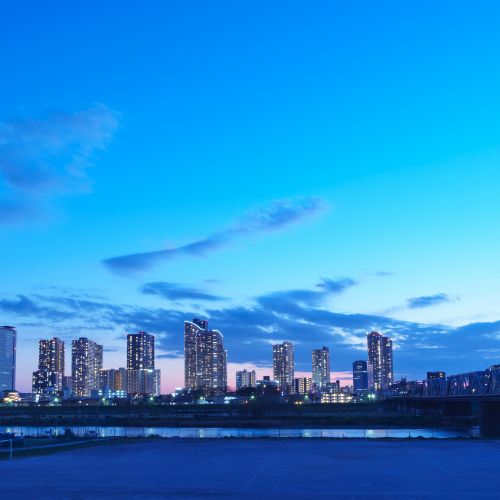 武蔵小杉の夜景