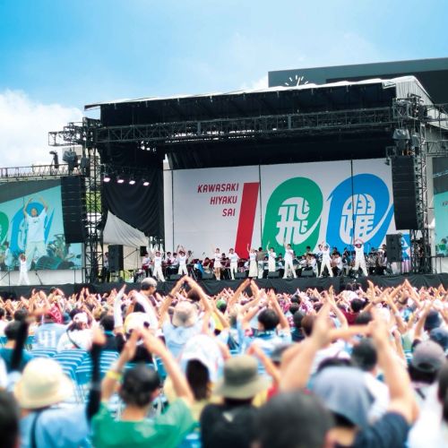 かわさき飛躍祭のステージ